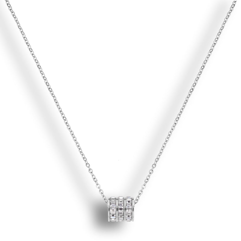 Silver STAINLESS STEEL WATERPROOF