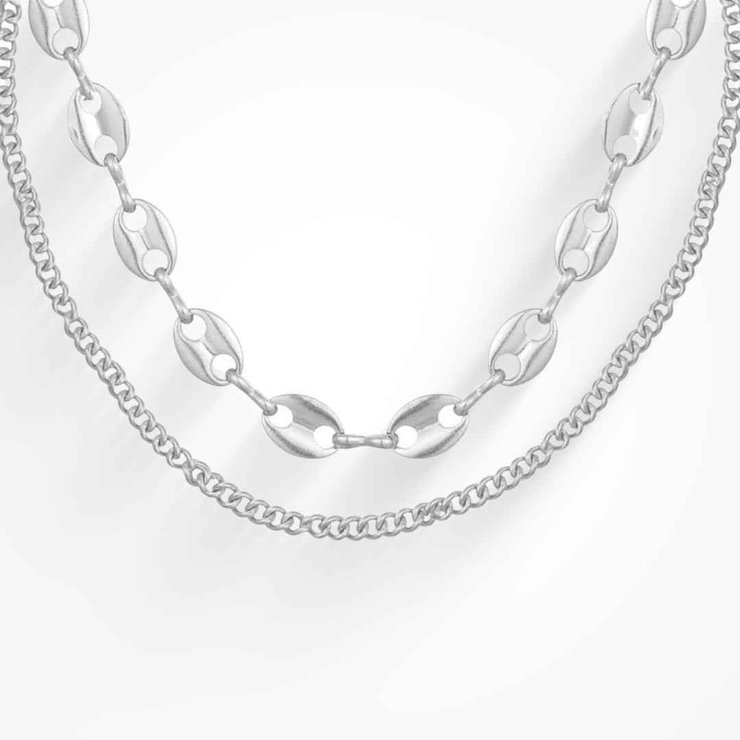 Silver STAINLESS STEEL WATERPROOF