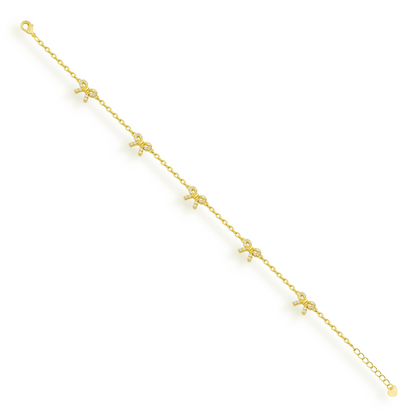 Gilded Bow Bracelet
