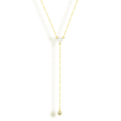 Heart of Stone Lariat Necklace